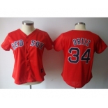 women mlb jerseys boston red sox #34 ortiz red