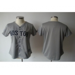 women mlb jerseys boston red sox blank grey