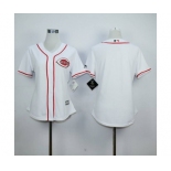 women mlb jerseys cincinnati reds blank white