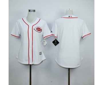 women mlb jerseys cincinnati reds blank white