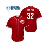 Youth Cincinnati Reds #32 Matt Harvey Red Cool Base Stitched MLB Jersey