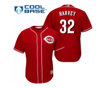 Youth Cincinnati Reds #32 Matt Harvey Red Cool Base Stitched MLB Jersey