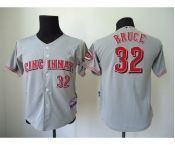 youth mlb jerseys cincinnati reds #32 bruce grey