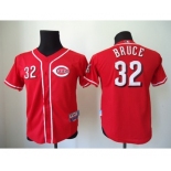 youth mlb jerseys cincinnati reds #32 bruce red