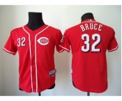 youth mlb jerseys cincinnati reds #32 bruce red