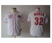 youth mlb jerseys cincinnati reds #32 bruce white