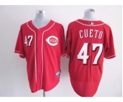 youth mlb jerseys cincinnati reds #47 cueto red