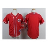 youth mlb jerseys cincinnati reds blank red