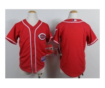 youth mlb jerseys cincinnati reds blank red