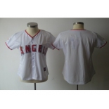 MLB Women Jerseys Los Angeles Angels blank white