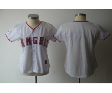 MLB Women Jerseys Los Angeles Angels blank white