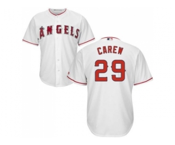 Youth Los Angeles Angels Of Anaheim #29 Rod Carew White Cool Base Stitched MLB Jersey