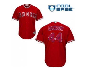 Youth Los Angeles Angels Of Anaheim #44 Reggie Jackson Red Cool Base Stitched MLB Jersey