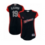 Women's Colorado Rockies #19 Charlie Blackmon Authentic Navy Blue National League 2019 Baseball All-Star Jersey