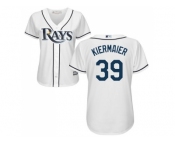 Women Tampa Bay Rays #39 Kevin Kiermaier White Home Stitched MLB Jersey