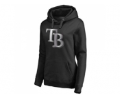 Women's Tampa Bay Rays Platinum Collection Pullover Hoodie Black