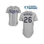 Youth Tampa Bay Rays #26 Brad Boxberger Grey Cool Base Stitched MLB Jersey