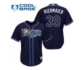 Youth Tampa Bay Rays #39 Kevin Kiermaier Dark Blue Cool Base Stitched MLB Jersey