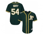 Youth Oakland Athletics #54 Sonny Gray Green Cool Base Stitched MLB Jersey