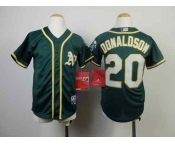 youth mlb jerseys oakland athletics #20 donaldson green[2014 new]