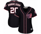 Women's Washington Nationals #20 Kyle Barraclough Authentic Navy Blue Alternate 2 Cool Base 2019 World Series Champions Baseball Jersey