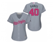 Women's Washington Nationals #40 Wilson Ramos Gary Road 2016 Mother's Day Cool Base Jersey