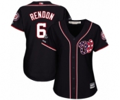 Women's Washington Nationals #6 Anthony Rendon Authentic Navy Blue Alternate 2 Cool Base 2019 World Series Champions Baseball Jersey