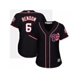 Women's Washington Nationals #6 Anthony Rendon Navy Blue Alternate Stitched MLB Jersey