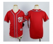 Youth MLB washington nationals blank Red jerseys