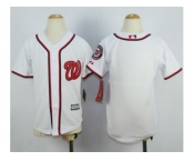 Youth MLB washington nationals blank white jerseys