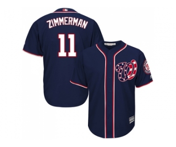 Youth Washington Nationals #11 Ryan Zimmerman Navy Blue Cool Base Stitched MLB Jersey