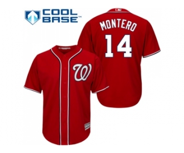 Youth Washington Nationals #14 Miguel Montero Red Cool Base Stitched MLB Jersey