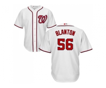 Youth Washington Nationals #56 Joe Blanton White Cool Base Stitched MLB Jersey