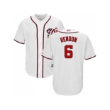 Youth Washington Nationals #6 Anthony Rendon White Cool Base Stitched MLB Jersey