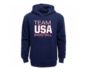 Youth Team USA Basketball National Governing Body Pullover Hoodie Navy