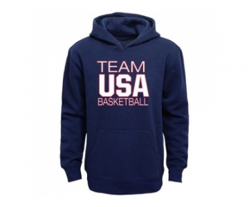 Youth Team USA Basketball National Governing Body Pullover Hoodie Navy