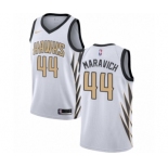 Women's Nike Atlanta Hawks #44 Pete Maravich Swingman White NBA Jersey - City Edition