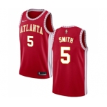 Women's Nike Atlanta Hawks #5 Josh Smith Swingman Red NBA Jersey Statement Edition