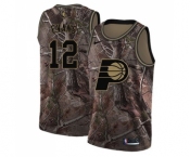 Women's Nike Indiana Pacers #12 Tyreke Evans Swingman Camo Realtree Collection NBA Jersey