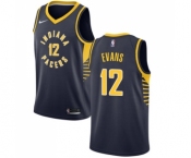 Women's Nike Indiana Pacers #12 Tyreke Evans Swingman Navy Blue NBA Jersey - Icon Edition