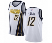 Women's Nike Indiana Pacers #12 Tyreke Evans White Swingman Jersey - Earned Edition