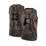 Women's Nike Indiana Pacers #13 Mark Jackson Swingman Camo Realtree Collection NBA Jersey