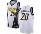 Women's Nike Indiana Pacers #20 Doug McDermott White Swingman Jersey - Earned Edition