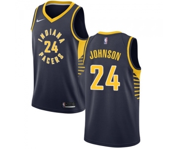 Women's Nike Indiana Pacers #24 Alize Johnson Swingman Navy Blue NBA Jersey - Icon Edition