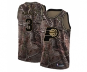 Women's Nike Indiana Pacers #3 Aaron Holiday Swingman Camo Realtree Collection NBA Jersey