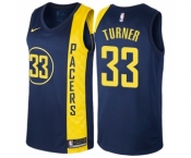 Women's Nike Indiana Pacers #33 Myles Turner Swingman Navy Blue NBA Jersey - City Edition