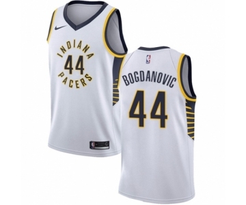 Women's Nike Indiana Pacers #44 Bojan Bogdanovic Authentic White NBA Jersey - Association Edition