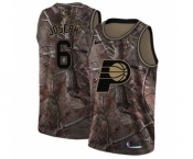 Women's Nike Indiana Pacers #6 Cory Joseph Swingman Camo Realtree Collection NBA Jersey