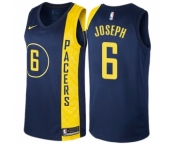 Women's Nike Indiana Pacers #6 Cory Joseph Swingman Navy Blue NBA Jersey - City Edition