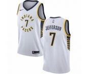 Women's Nike Indiana Pacers #7 Al Jefferson Authentic White NBA Jersey - Association Edition